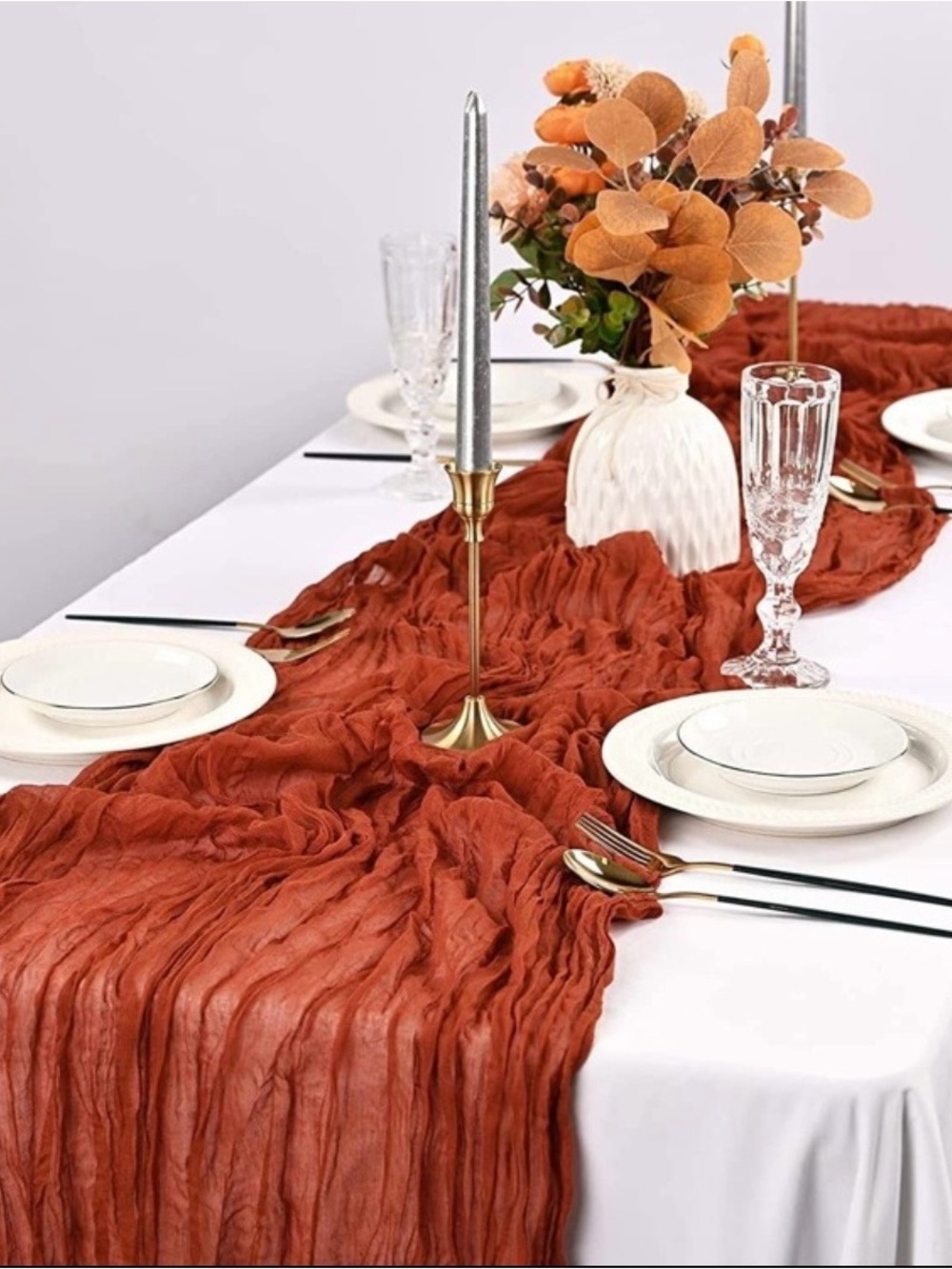 Crinkled Table Runner